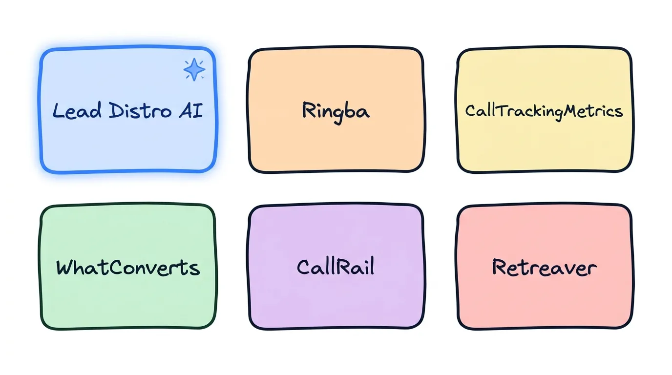 Best call tracking software for lead generation agencies, six platforms compared