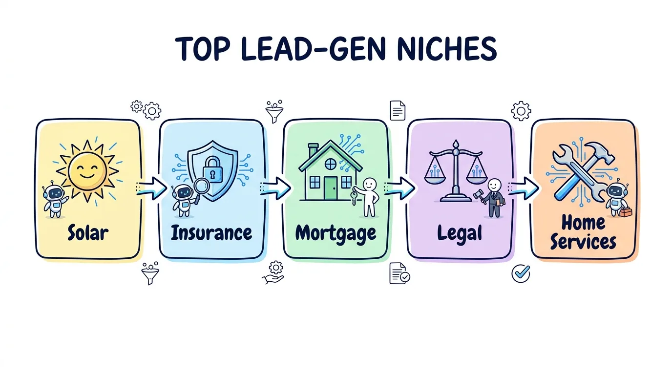 Lead Generation Niches: 40 Most Profitable, Ranked (2026)