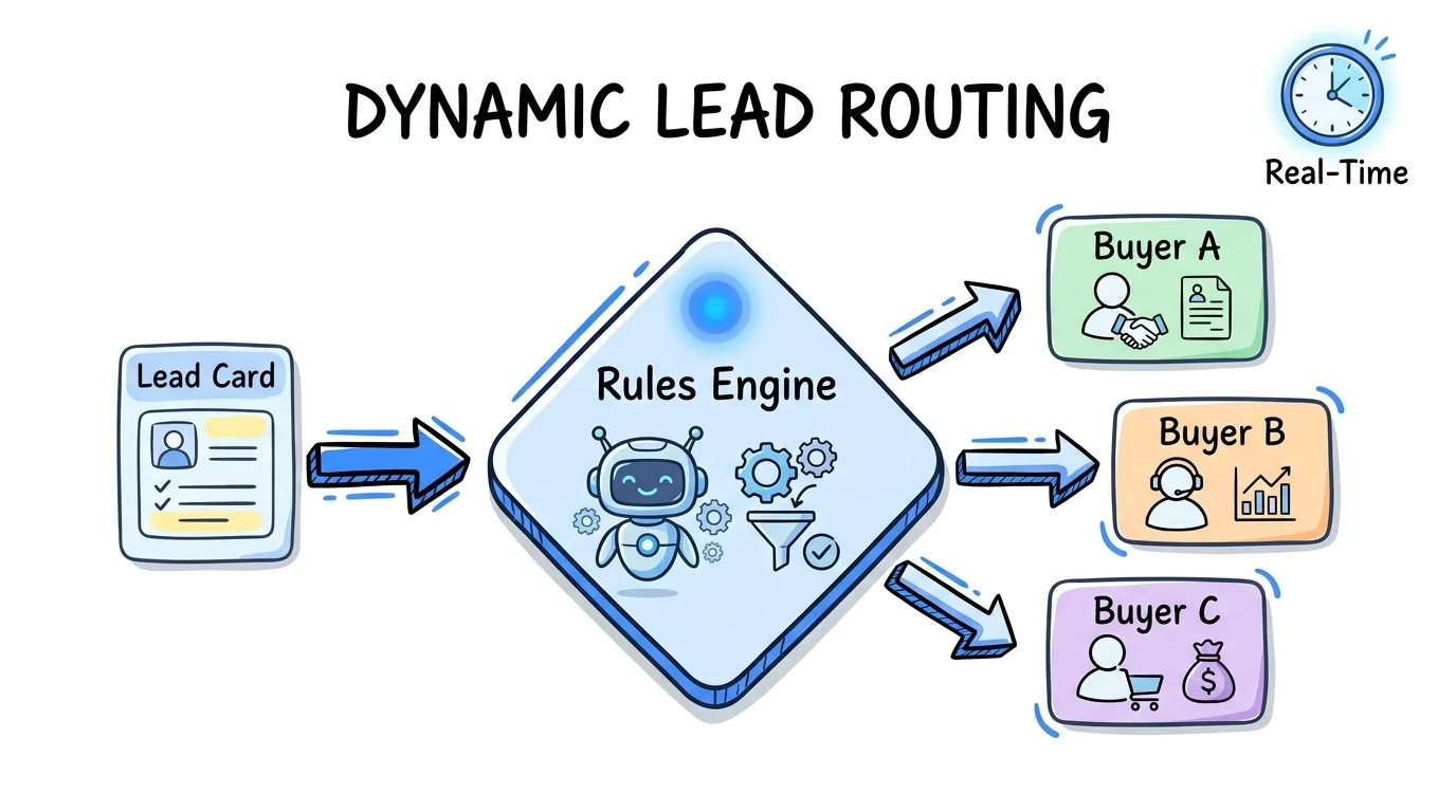 Dynamic Lead Routing: Route Every Lead by Real-Time Rules - Lead Distro AI