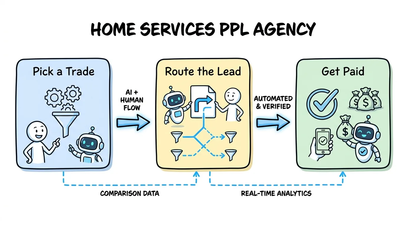 How to Start a Home Services Pay Per Lead Agency in 2026 - Lead Distro AI