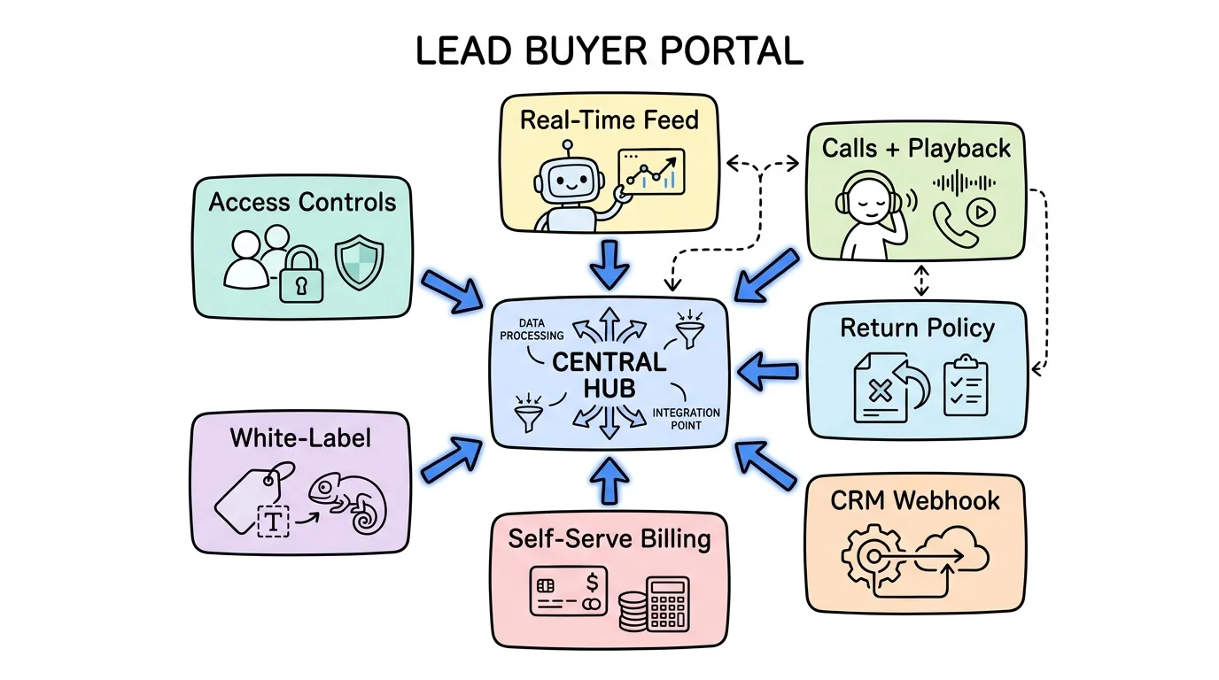 Lead Buyer Portal Features: 7 Must-Haves for Pay-Per-Lead Agencies - Lead Distro AI