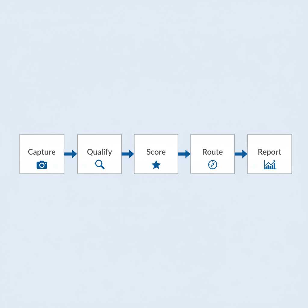 lead management software lifecycle from capture to qualify to score to route to report